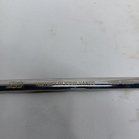 Snap-on スナップオン HISTORY IN YOUR HANDS 1920-2020 限定コンビネーションレンチ 特別刻印 １００周年 HISTORY IN YOUR HANDS 1920-2020