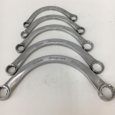  Snap-on スナップオン ハーフムーンレンチ　5本セット CXM1012-CXM1821
