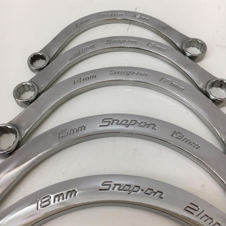  Snap-on スナップオン ハーフムーンレンチ　5本セット CXM1012-CXM1821