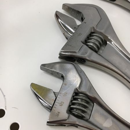  Snap-on スナップオン モンキーレンチ 4本セット AD12B/AD10B/AD8B/AD6B