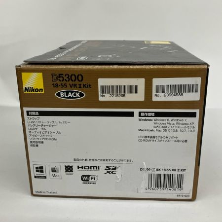  Nikon ニコン  一眼レフ カメラ D5300 18-55 VRⅡ Kit