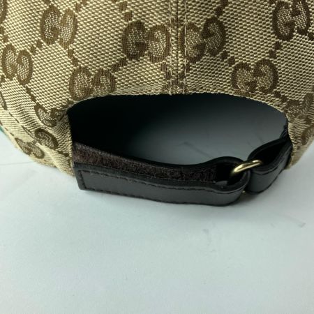  GUCCI グッチ ウェブ ストライプ付き GGキャンバス ベースボールキャップ