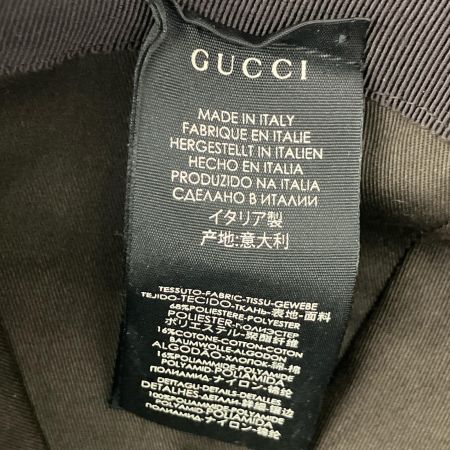  GUCCI グッチ ウェブ ストライプ付き GGキャンバス ベースボールキャップ