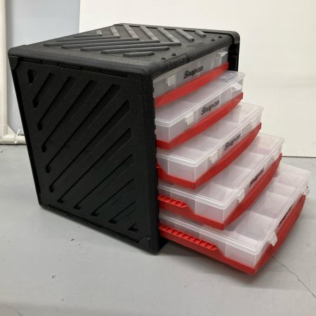  Snap-on スナップオン 工具ケース  本体のみ 5段 パーツストレージキャビネット KRP5CAB ブラック×レッド