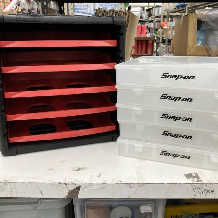  Snap-on スナップオン 工具ケース  本体のみ 5段 パーツストレージキャビネット KRP5CAB ブラック×レッド