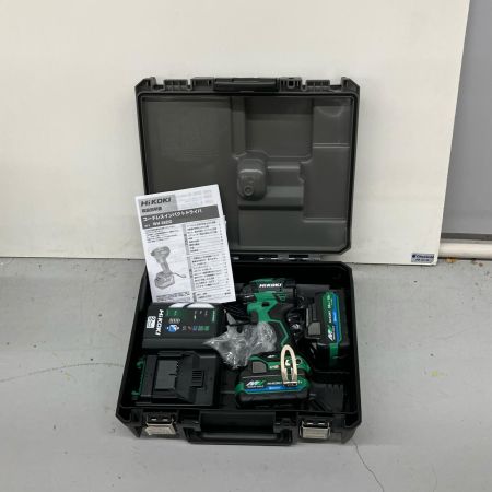HiKOKI ハイコーキ インパクトドライバ   充電器・充電池2個・ケース付 コードレス式 36v 2.5Ah JD502349 2XHLSZ WH36DD アグレッシブグリーン