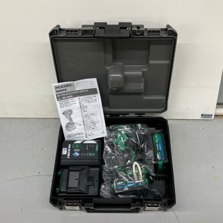 HiKOKI ハイコーキ インパクトドライバ　充電器・充電池2個・ケース付 コードレス式 36v 2.5Ah J8501318 2XHLSZ WH36DD アグレッシブグリーン