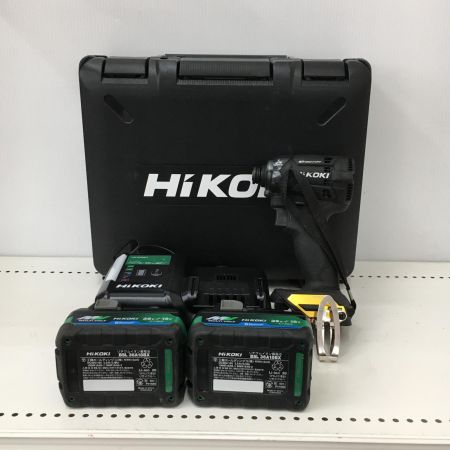  HiKOKI ハイコーキ 36V  充電式インパクトドライバ　充電器・充電池2個・ケース付 WH36DC
