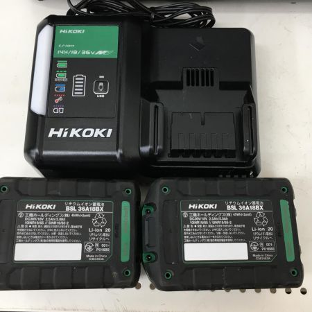  HiKOKI ハイコーキ 36V  充電式インパクトドライバ　充電器・充電池2個・ケース付 WH36DC
