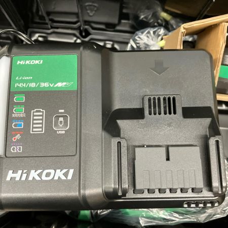  HiKOKI ハイコーキ 125mm 丸のこ コードレス式 36v 充電器・充電池2個・ケース付 コードレス式 3605DA(SK)2XPSZ グリーン