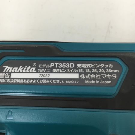  MAKITA マキタ 18V 充電式ピンタッカ ケース付き PT353D