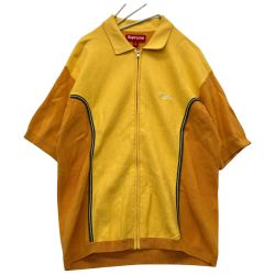 △△ Supreme シュプリーム 23AW Piping Zip Up Polo Sサイズ FW23 イエロー Bランク
