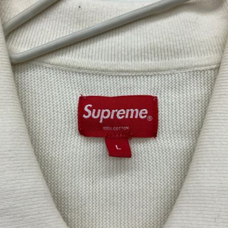  Supreme シュプリーム 22ss stripe button up polo Lサイズ RN101837 ブラック×ホワイト