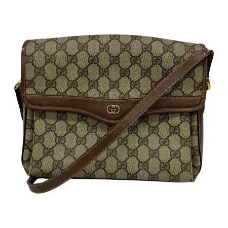  GUCCI グッチ ショルダーバッグ オールドグッチ GGスプリーム  ヴィンテージ  001-113-6165 ベージュ