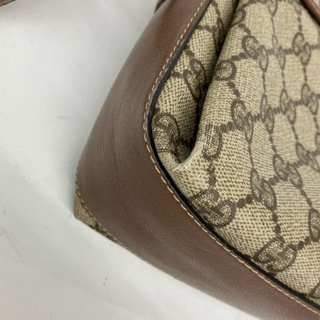  GUCCI グッチ ショルダーバッグ オールドグッチ GGスプリーム  ヴィンテージ  001-113-6165 ベージュ