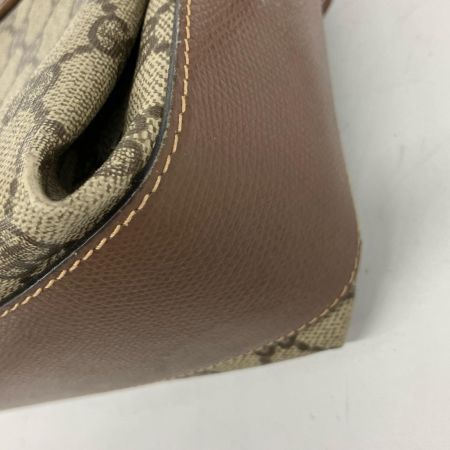  GUCCI グッチ ショルダーバッグ オールドグッチ GGスプリーム  ヴィンテージ  001-113-6165 ベージュ