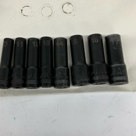  MAC TOOLS マック 1/2""ドライブ メトリック ディープ インパクト プレシジョントルク 16セット VDP610MMPT-VDP625MMPT