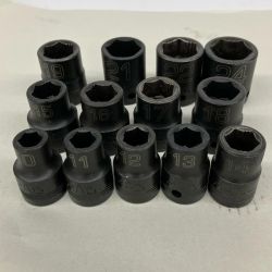 △△ MAC TOOLS マック インパクトソケットセッ 13Pc.(20.23欠品） VP610MMPT-VP624MMPT Bランク