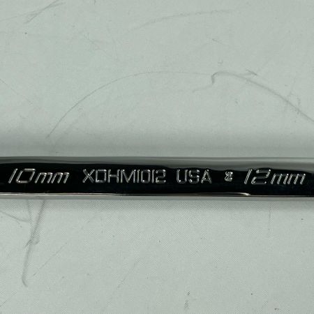  Snap-on スナップオン 両口メガネレンチ 15°オフセットロングストレートメガネレンチ 10mm-12mm XDHM1012