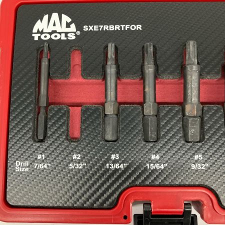  MAC TOOLS マック ツールズ  RBRT™エクストラクターセット |（欠品有り） SXE7RBRTFOR レッド