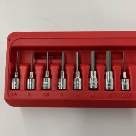  MAC TOOLS マック TOOLS 1/4"Dr.メトリック＆インチヘックスソケットセット 17Pc. SMH17PT