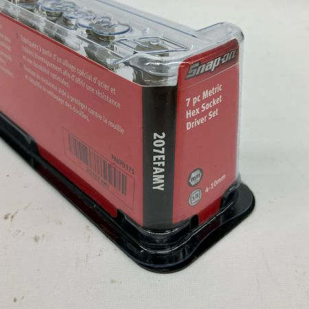  Snap-on スナップオン 3/8SQ ミリサイズHEXビットソケット7pcセット 207EFAMY