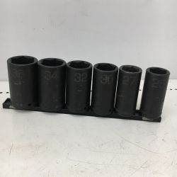 △△ MAC TOOLS マック 1/2""ドライブ ディープインパクトソケット　26ｍｍ〜36ｍｍ　6本セット VDP626MMR-VDP636MMR Bランク