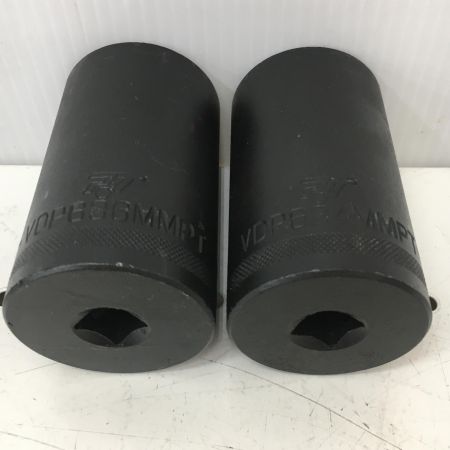  MAC TOOLS マック 1/2""ドライブ ディープインパクトソケット　26ｍｍ〜36ｍｍ　6本セット VDP626MMR-VDP636MMR