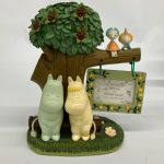 △△  加藤工芸 ムーミン フォトフレーム 靴ベラフォルダー 写真立て 靴ベラ欠品 Bランク