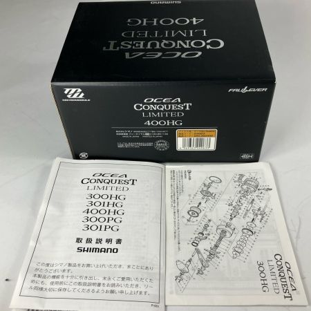  SHIMANO シマノ ベイトリール 19オシアコンクエストリミテッド 400HG 04063