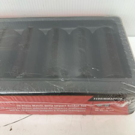  Snap-on スナップオン ソケットメトリック ディープ インパクト ソケット 6ポイント 10点 セット 310SIMMADDON