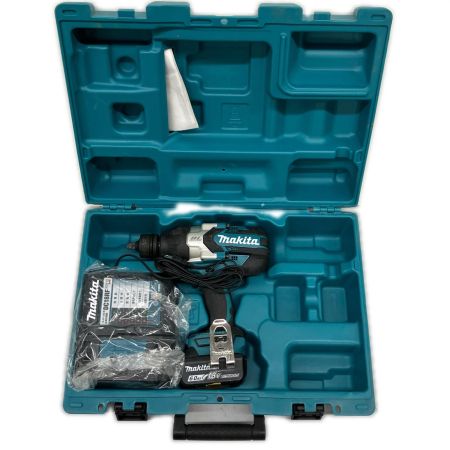  MAKITA マキタ インパクトレンチ 充電器・充電池1個・ケース付 コードレス式 18v TW1001D ブルー
