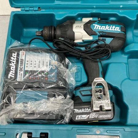  MAKITA マキタ インパクトレンチ 充電器・充電池1個・ケース付 コードレス式 18v TW1001D ブルー