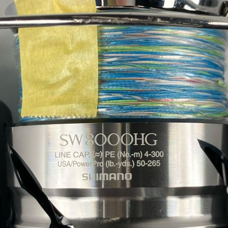  SHIMANO シマノ スピニングリール  21ツインパワーSW 8000HG 04228 