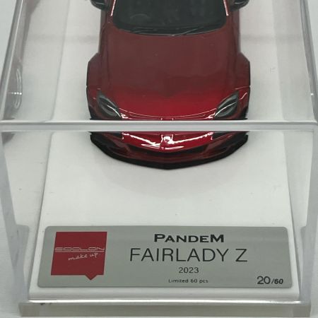  EIDOLON ミニカー アイドロン 1/43 パンデム Z 2023 WORKホイール キャンディレッド RB012B