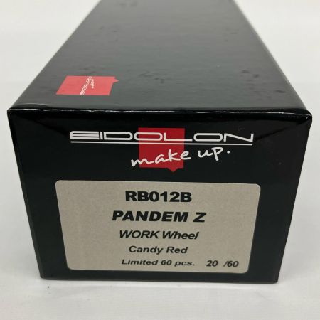  EIDOLON ミニカー アイドロン 1/43 パンデム Z 2023 WORKホイール キャンディレッド RB012B