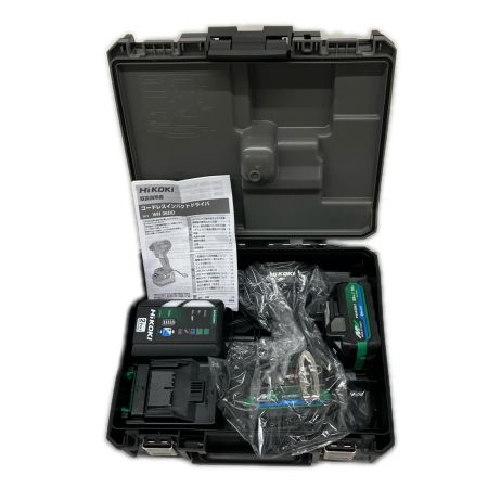  HiKOKI ハイコーキ インパクトドライバ  充電器・充電池2個・ケース付 36v 2.5Ah JD504120 U2528A U2524A 2511AB WH36DD2XHBSZ ブラック