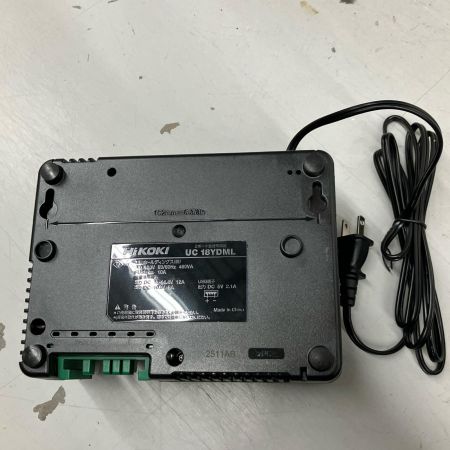  HiKOKI ハイコーキ インパクトドライバ  充電器・充電池2個・ケース付 36v 2.5Ah JD504120 U2528A U2524A 2511AB WH36DD2XHBSZ ブラック