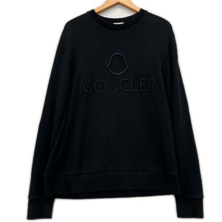  MONCLER モンクレール スウェット 一部色褪せあり XL G10918G79610 ブラック