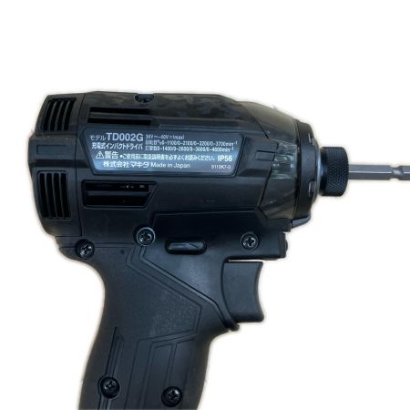  MAKITA マキタ 40V　充電式インパクトドライバ 　本体のみ TD002G ブラック