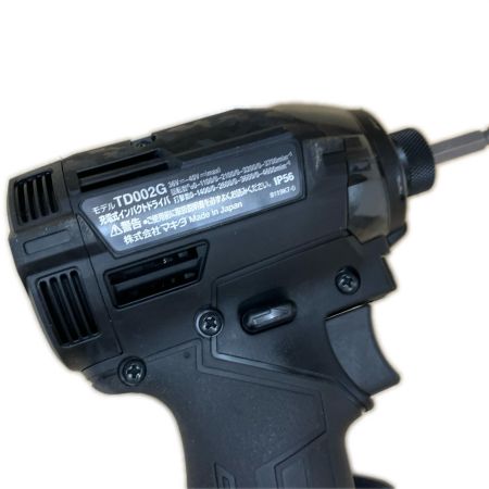  MAKITA マキタ 40V　充電式インパクトドライバ 　本体のみ TD002G ブラック