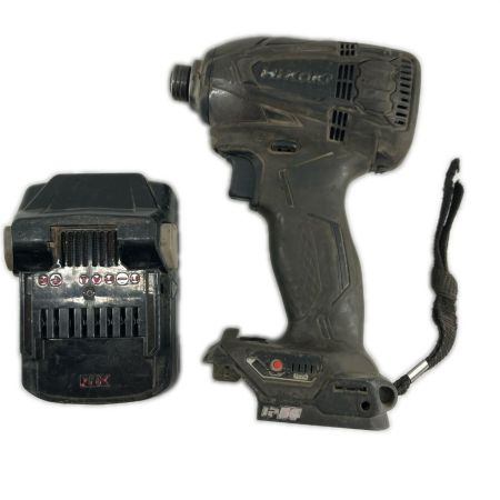 HiKOKI ハイコーキ インパクトドライバ　充電池1個付 18v  WH18DDL2 ブラック