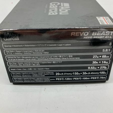  Abu Garcia アブガルシア ベイトリール  REVO BEAST 41-L
