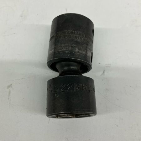  MAC TOOLS マック  1/2" ドライブ メトリック ユニバーサルインパクトソケット VUP6 22MMA