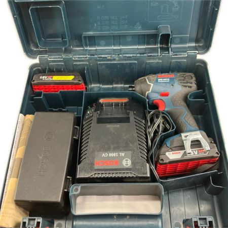BOSCH ボッシュ 締め付け工具 インパクトレンチ BOSCH GDR18V-LI 充電器・充電池2個・ケース付 709000012 GDR18V-LI