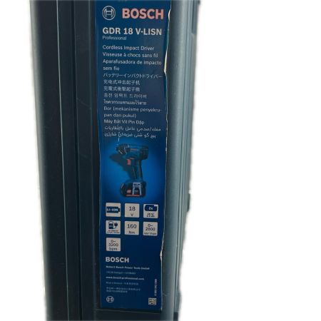 BOSCH ボッシュ 締め付け工具 インパクトレンチ BOSCH GDR18V-LI 充電器・充電池2個・ケース付 709000012 GDR18V-LI