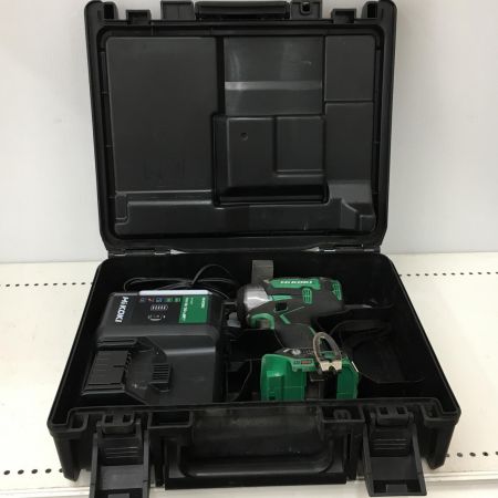  HiKOKI ハイコーキ 18V　充電式インパクトドライバ　充電器・ケース付き WR18DBDL2 グリーン