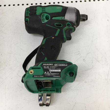  HiKOKI ハイコーキ 18V　充電式インパクトドライバ　充電器・ケース付き WR18DBDL2 グリーン