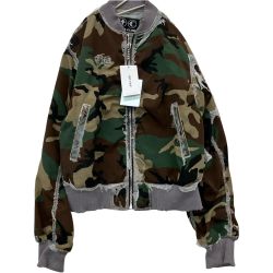 △△ THUG CLUB Burnt Tango Charlie Bomber M TC25JP0204 迷彩*グレー Sランク