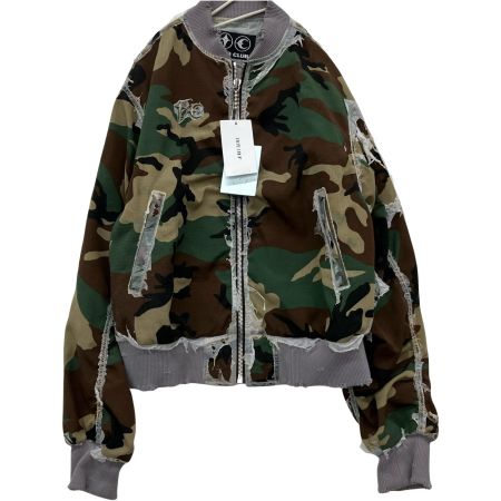  THUG CLUB Burnt Tango Charlie Bomber M TC25JP0204 迷彩*グレー